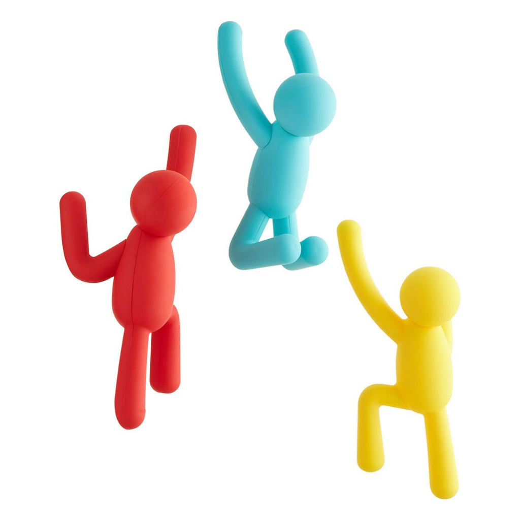 Κρεμάστρα Τοίχου Σετ3 Buddy Hook Multi Colour