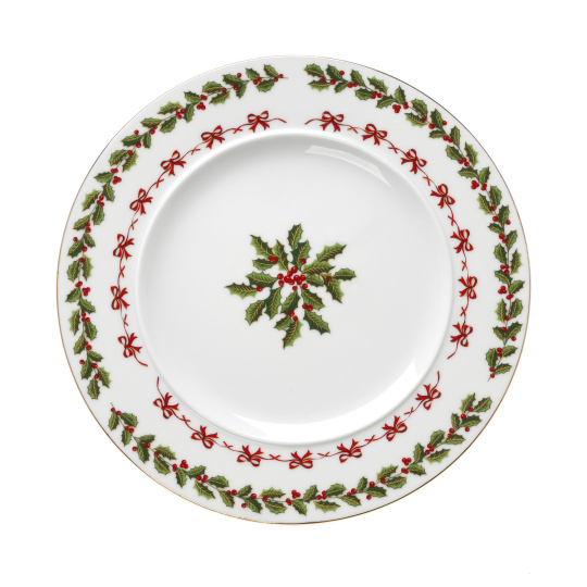 Set4 Πιάτα Noel Φαγητού Πορσελάνη 27cm