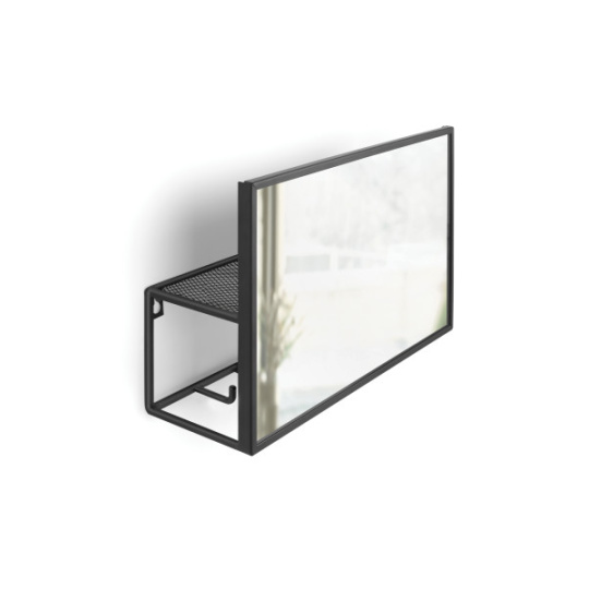 Καθρέφτης - Organizer Cubico Μαύρος 32x10x20cm