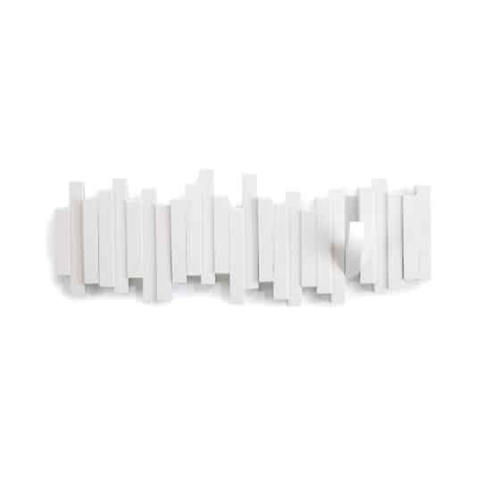 Κρεμάστρα Τοίχου Άσπρη  Sticks Multi Hook 49x18x3cm