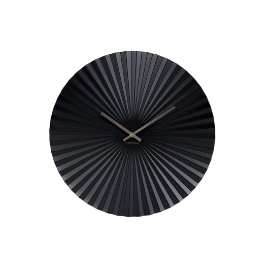 Ρολόι Τοίχου Μαύρο Sensu XL 50εκ