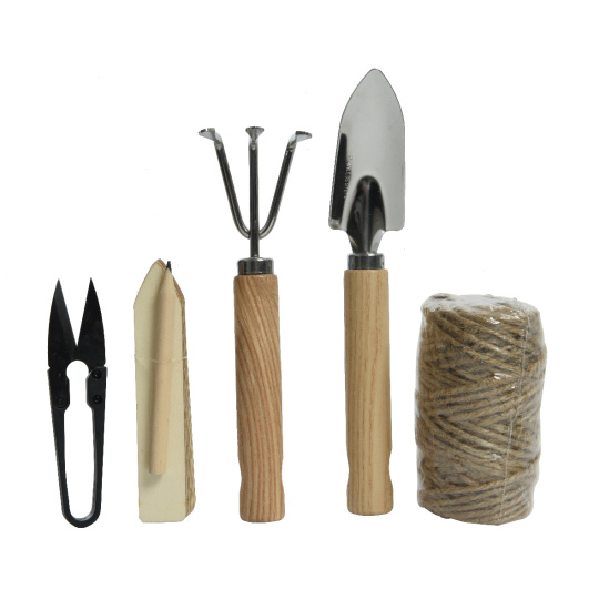 Σετ 5pcs Κηπουρικής Garden Tool Μεταλλικό Natural