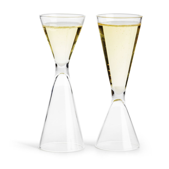Nature Ποτήρια Γυάλινα Schnapps set6 σε Ξύλινο Κουτί ø4x13cm 2-4cl
