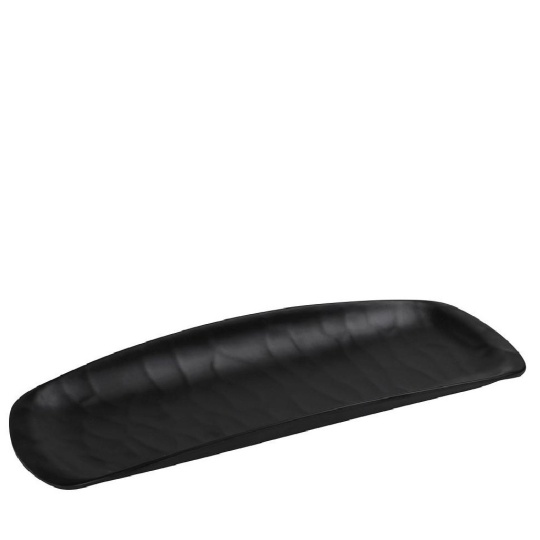 Black Γονδολα Ορθ. 40,5Χ16,5Εκ Wavy Matte Μελαμινησ 6τμχ