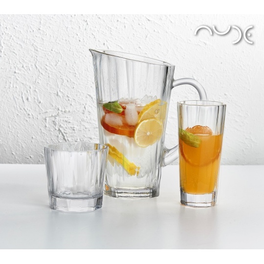 Dis. Nude Hemingway High Ball Set4 500Cc. H: 15.5 P/672 Gb4.Ob24. 2τμχ