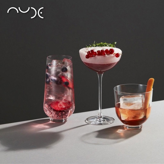 Nude Hepburn Long Drink Set6 425Cc H:15.5 D:7.5Cm P/792 Gb6.Ob24.