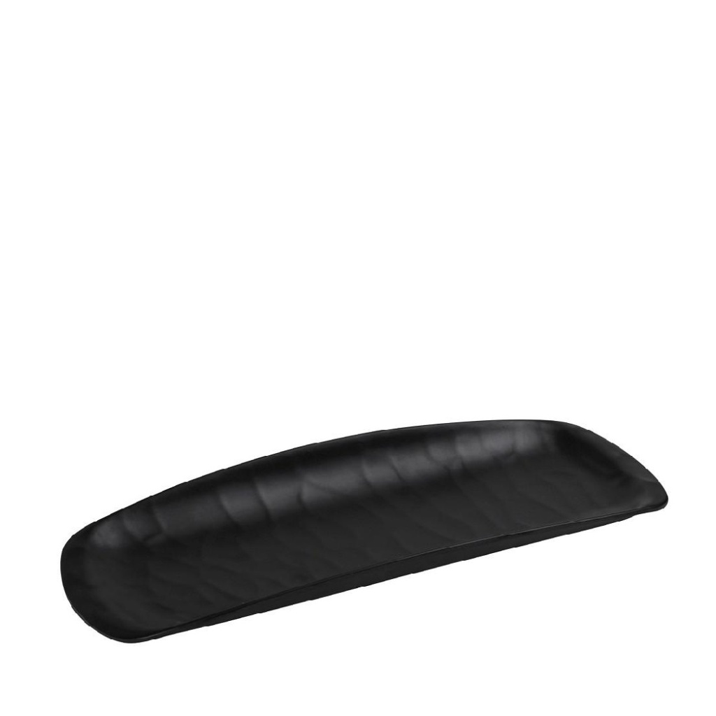 Black Γονδολα Ορθ. 33,5Χ13,5Εκ Wavy Matte Μελαμινησ  (Sma) 6τμχ