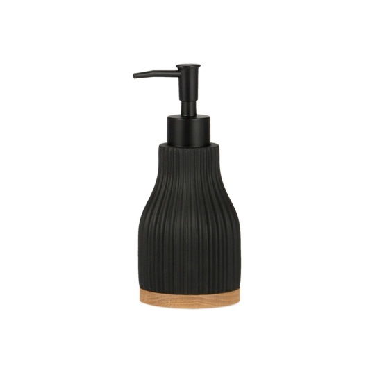 Andrea House - Αντλία Για Σαπούνι Wood/Black Resin