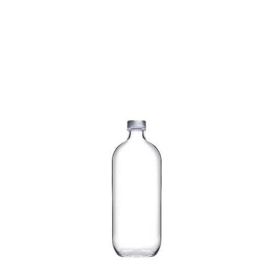 Iconic Bottle W/ Metal Lid 360Cc H: 17,85 D: 6 P/1224 Ob6/Pr.bc.