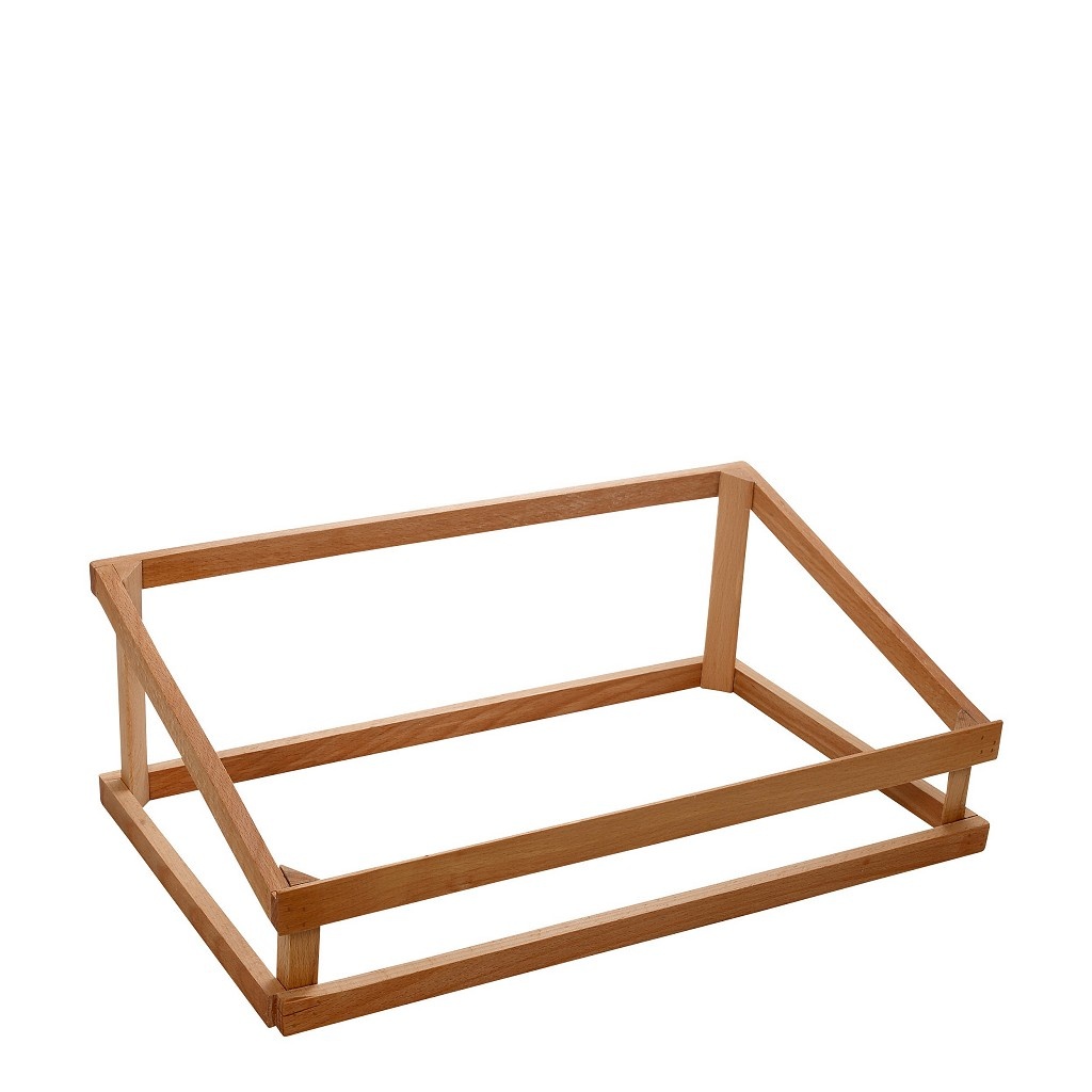 Wood-Well Βαση Λοξη Ξυλινη Για Καφασια Gn1/1 32,50Χ53,50Χ18/10Εκ