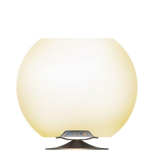 Sphere Silver Σαμπανιερα/Led Φωτιστικο Με Ηχειο Bluetooth Πολυαιθυλενιο D38X31H