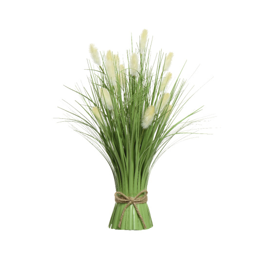 Μπουκέτο Πρασινάδα με Άσπρα Φυτά Amalia 35x35x70cm/.