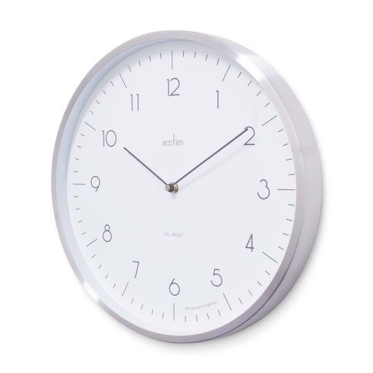 Acctim - Ρολόι Τοίχου 35cm Madison Siver/White