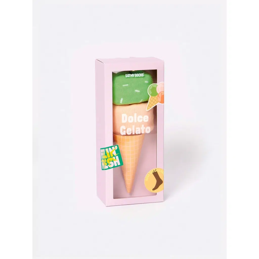 Ζευγάρι Κάλτσες Παγωτό Χωνάκι Gelato One Size