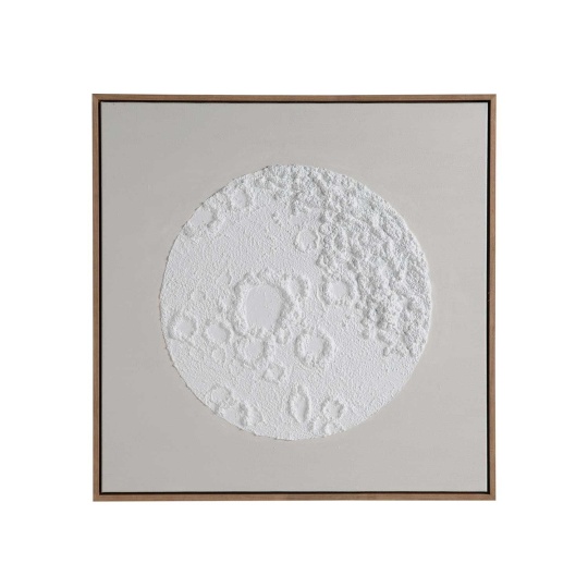 Andrea House - Χειροποίητος Πίνακας Ζωγραφικής Minimalist Moon 60x60cm