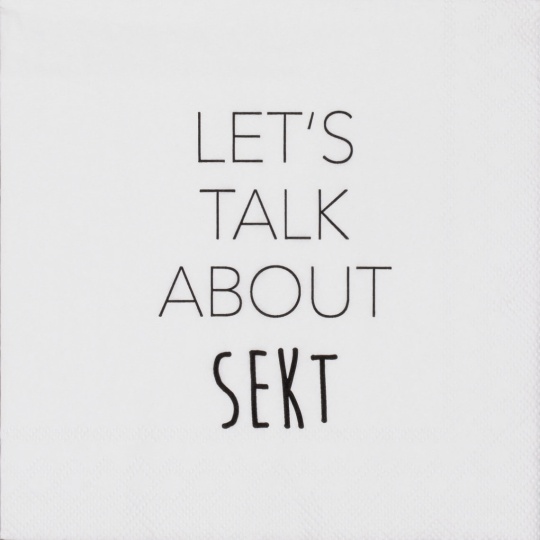 Raeder - Χαρτοπετσέτα Cocktail Let's Talk About Sekt