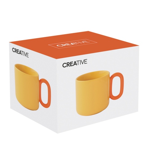 Creative Κούπα Πορσελάνινη Κίτρινη 350ml