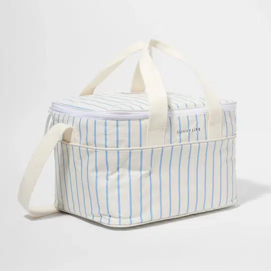 Τσάντα Cooler Le Weekend Mid Blue-Cream