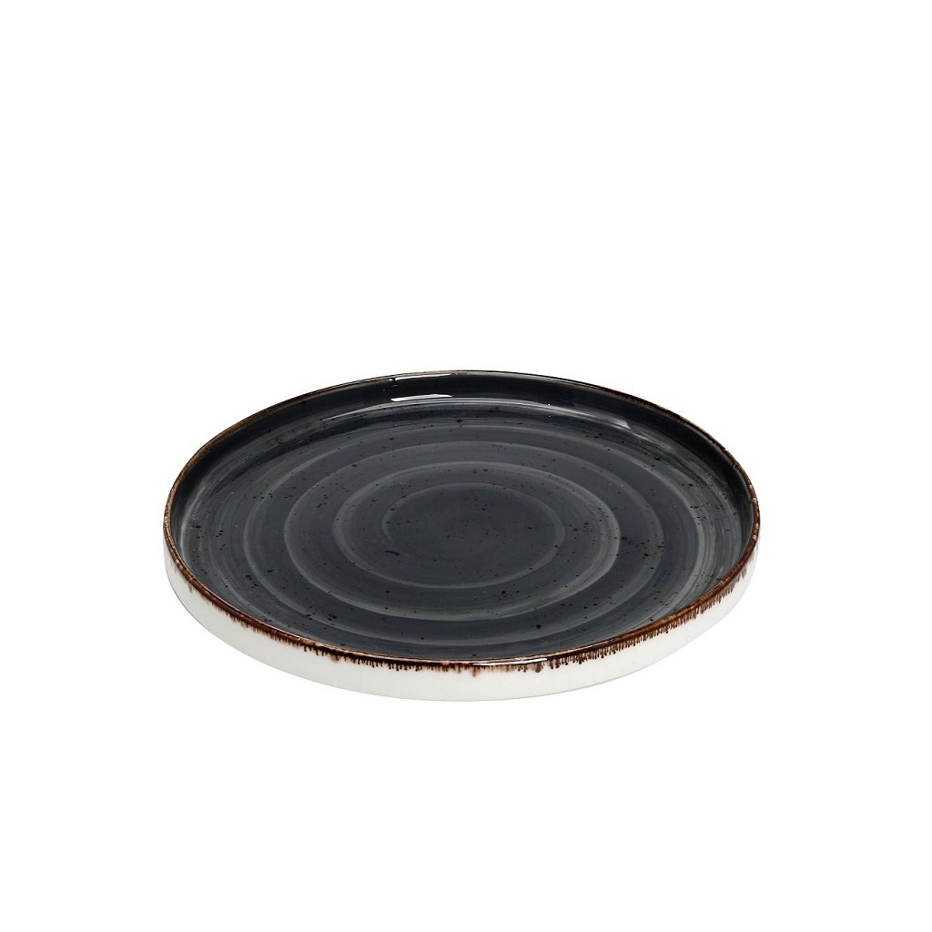 Terra Grey Πιατο Nordic/Step Ρηχο 21Εκ 6τμχ