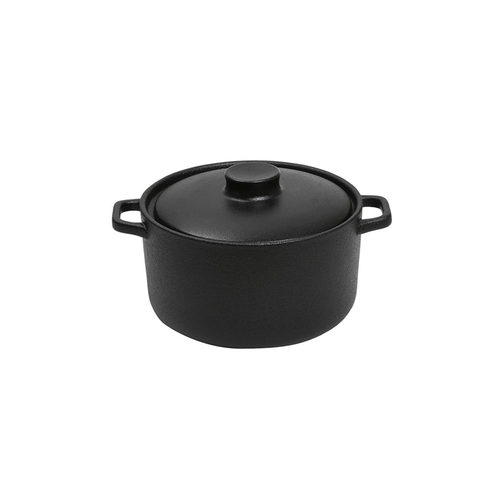 Lava Κατσαρολακι Stoneware Μαυρο 190Ml D: 10 H: 6Cm 4τμχ