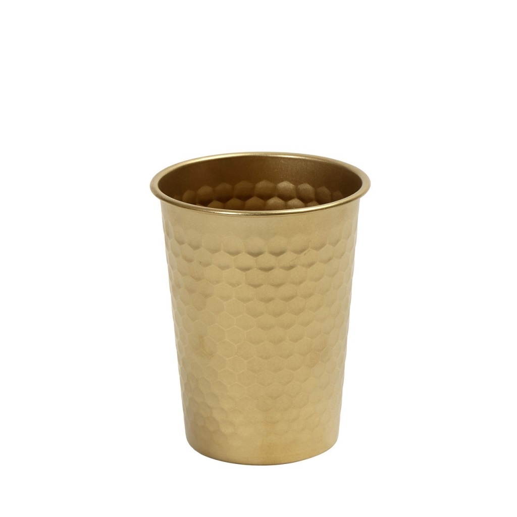 Snow Gold Ποτηρι Σφυρηλατο 350Ml Ss 18/10 8,3Χ8,3Χ10Εκ. 4τμχ