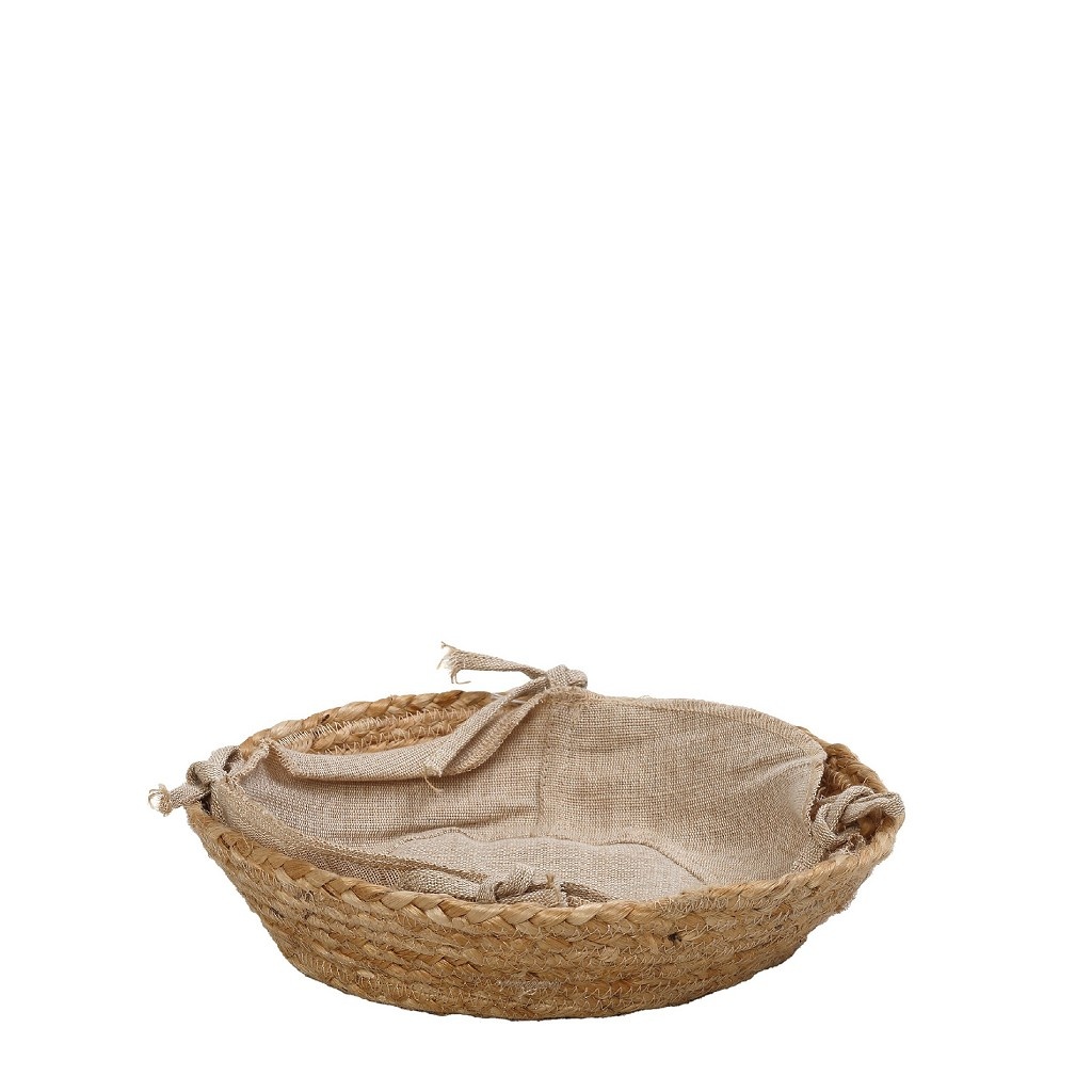 Dis. Καλαθι Στρογγ. Γιουτα Με Υφασμα Jute/Cotton 24X7Ek 3τμχ