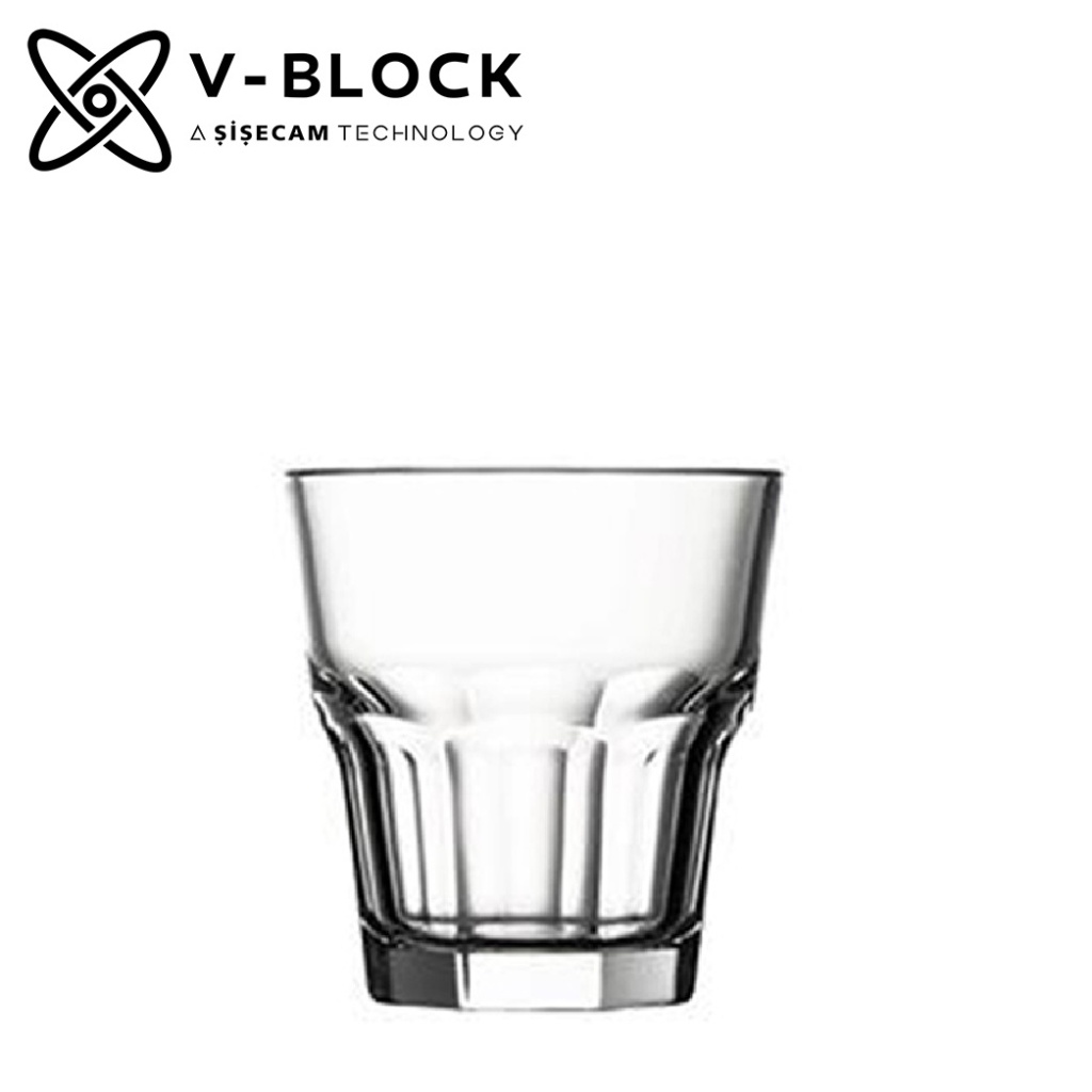 Dis. V-Block Casablanca Whisky Tempered 265Cc 9.15Cm P/1080 Gb6.Ob24… 6τμχ
