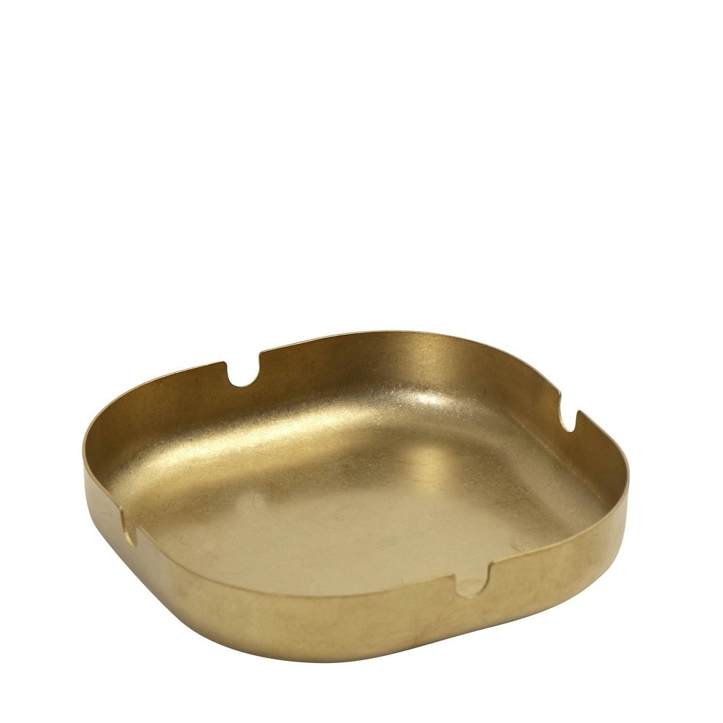 Snow Gold Σταχτοδοχειο Τετραγ. Ss 18/10 10Χ10Χ2Εκ. 4τμχ