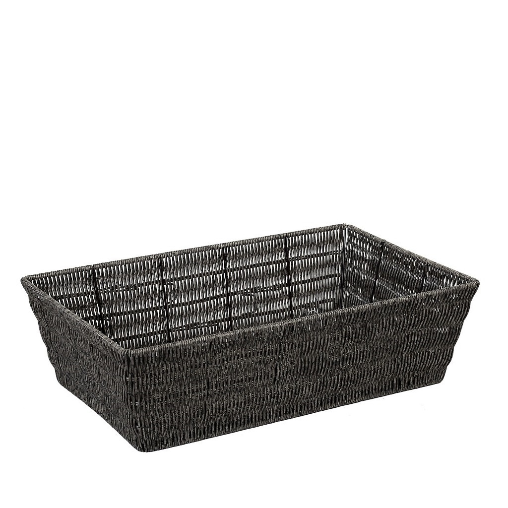 Καλαθι Synth. Rattan Gn1/1 Γκρι 53Χ32,5Χ15Εκ  (Sma)