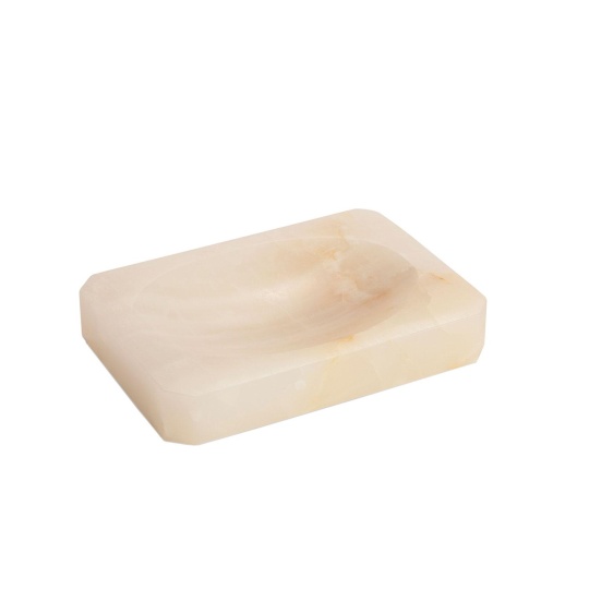 Andrea House - Μαρμάρινη Βάση Για Σαπούνι White/Beige Marble