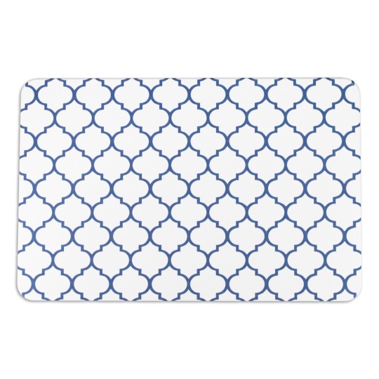 Artsy Mats - Αντιολισθητικό Πατάκι Μπάνιου BlueTrellis White Stone 39x60cm