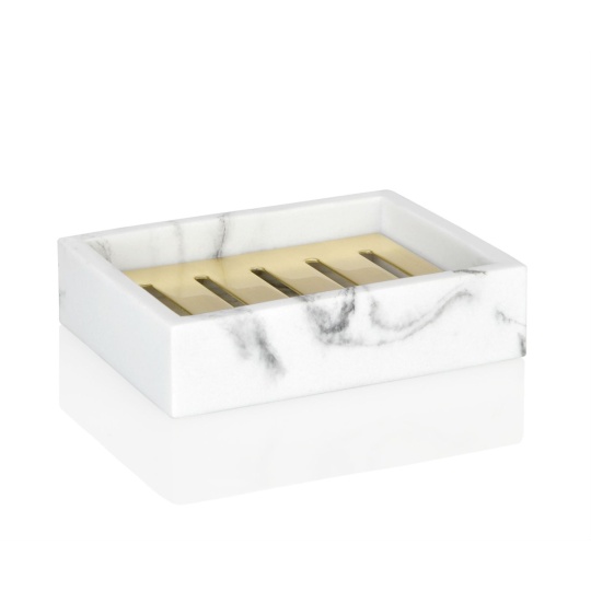 Andrea House - Βάση Για Σαπούνι White Modern Marble Effect