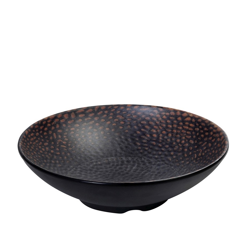 Sunset Melamine Πιατο Βαθυ Στρογγ. Καφε D23,5Χ6,5Εκ 4τμχ