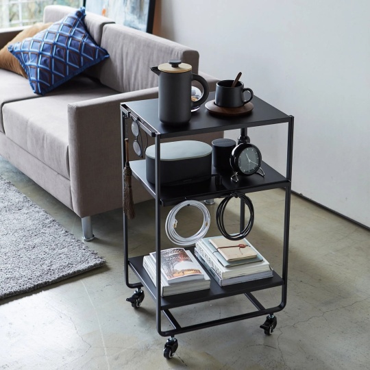 Yamazaki - Καρότσι Αποθήκευσης 3 Επιπέδων Με Χερούλι BK