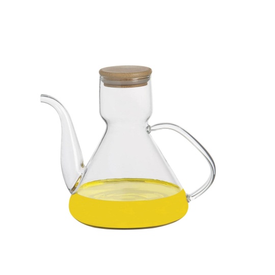 Andrea House - Δοχείο Λαδιού Με Καπάκι Bamboo 0,5L