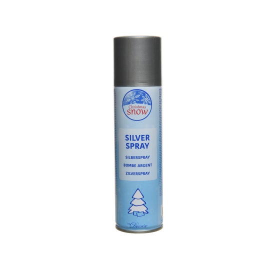 Διακοσμητικό Ασημί Spray 4.4x18cm