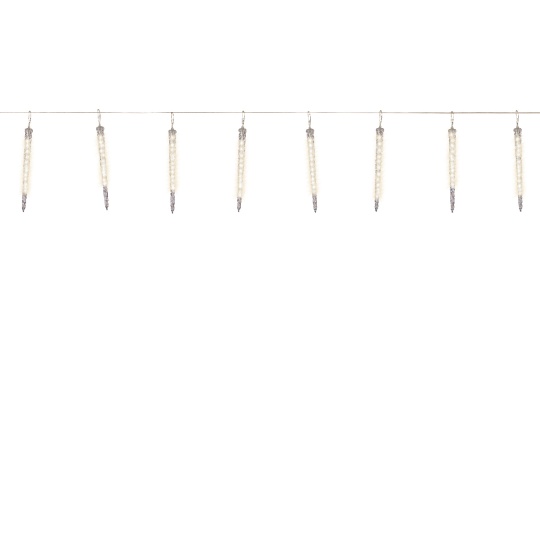 Set 8 Led Σταλακτίτες Θερμού Φωτισμού Outdoor 280x28cm