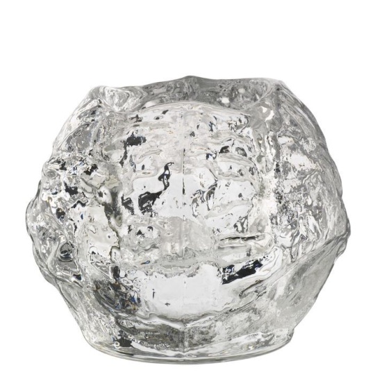 Kosta Boda Snowball - Κηροπήγιο Χιονόμπαλα Μεγάλο 9x8cm