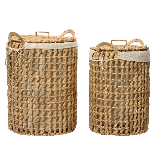 Set2 Διακοσμητικά Χειροποίητα Καλάθια Natural