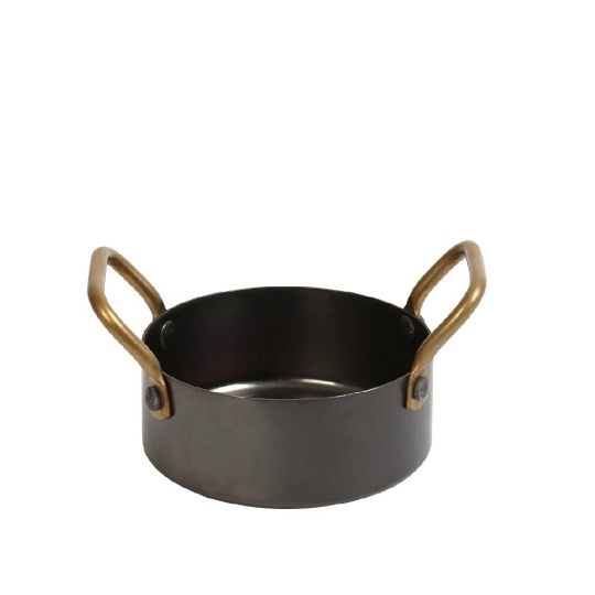 Snow Black Κατσαρολακι Με 2 Λαβεσ 3-Ply Ss18/10-Ss18/0 500Ml D: 12 H: 5Cm 2τμχ