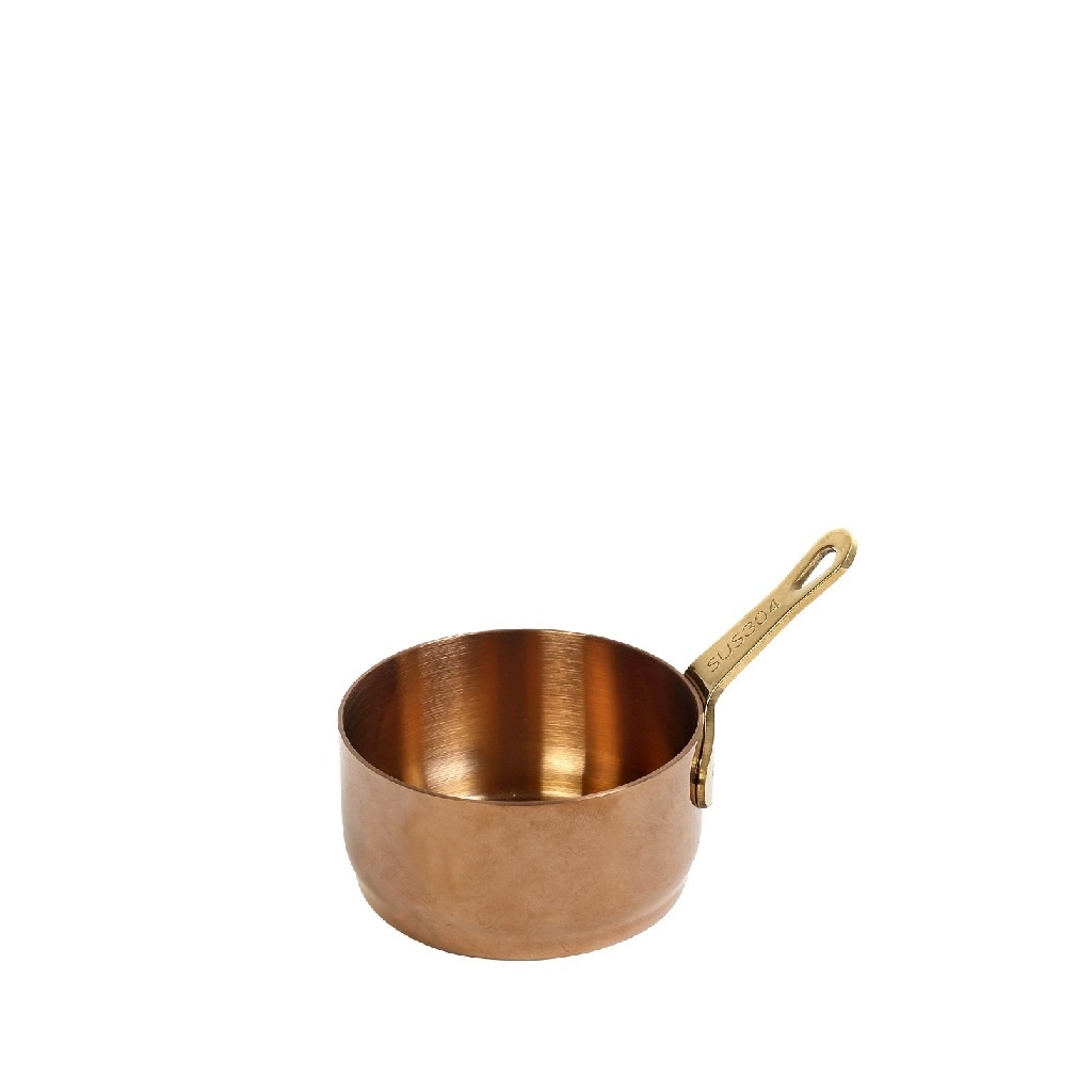 Shiny Copper Ντιπακι  Κατσαρολακι  Ss18/10 90Ml D:6 H: 3,2Cm 4τμχ