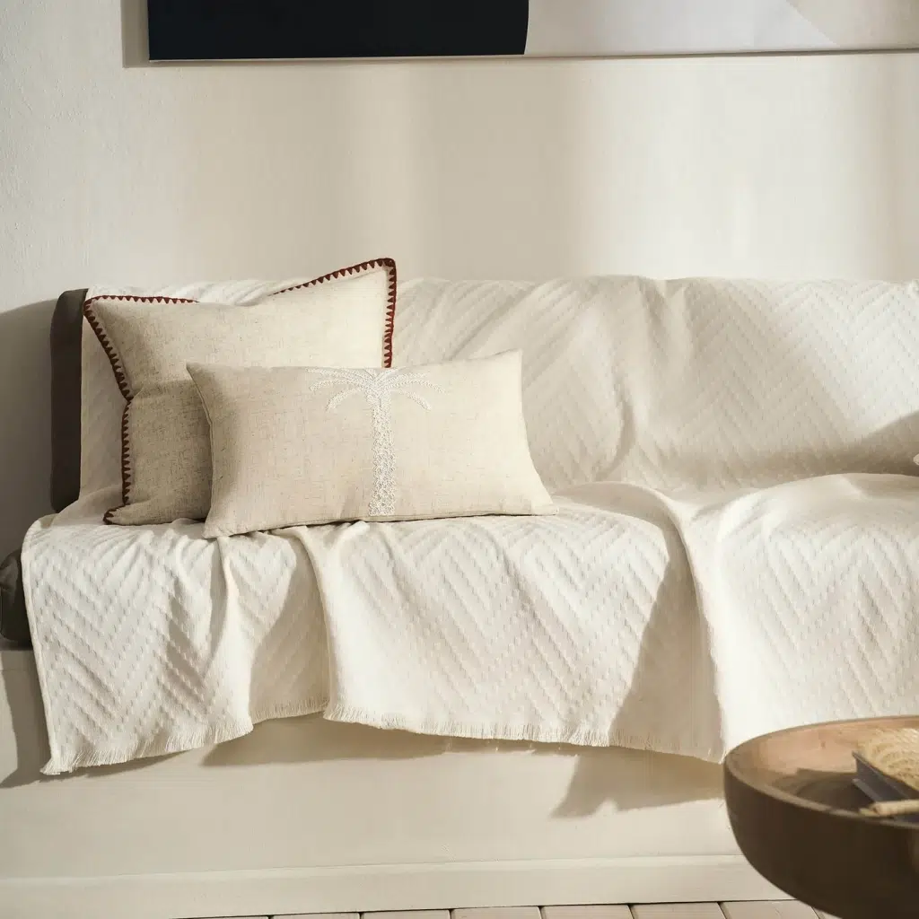 Ριχτάρι Διθέσιου Καναπέ Beige 180x250cm Ori Bone