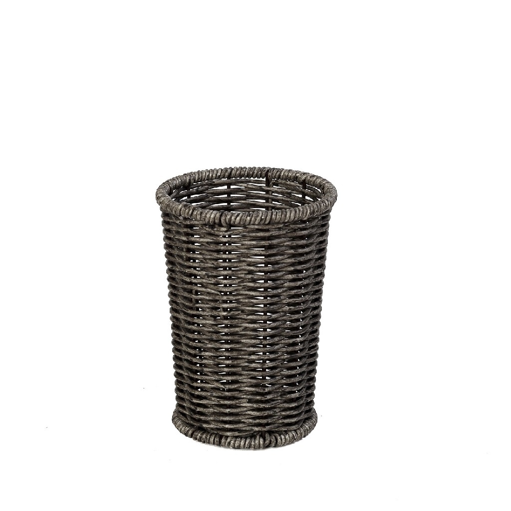 Δοχειο Synth. Rattan Γκρι 11Χ11Χ15Εκ 6τμχ