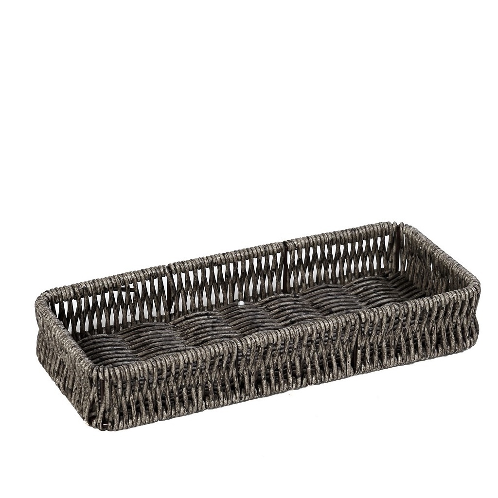 Δισκοσ Synth. Rattan Γκρι 29Χ14Χ4Εκ 4τμχ