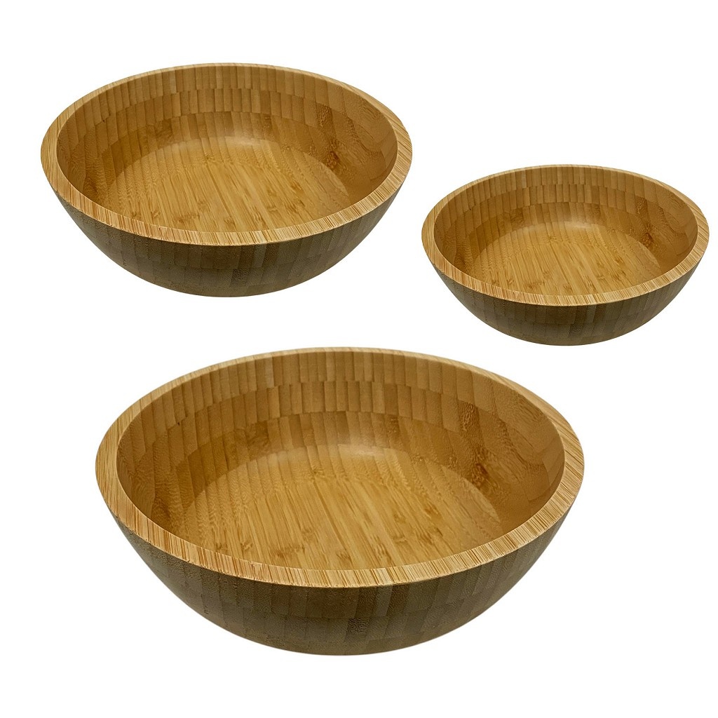 Μπωλ Bamboo Σετ3 20X6/25X8/ 30.5X10.5Εκ