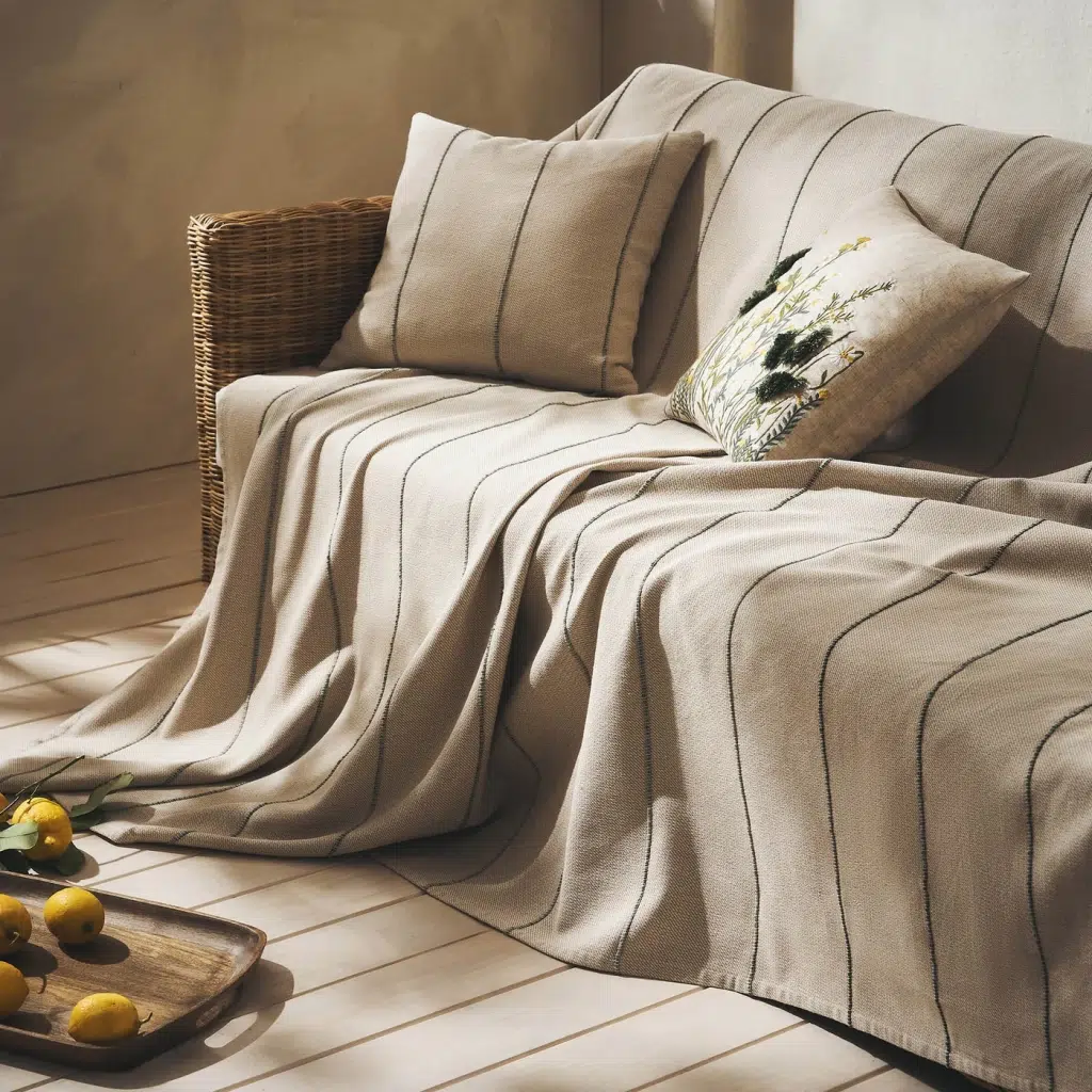 Ριχτάρι 180x250cm Rabia Beige/Green