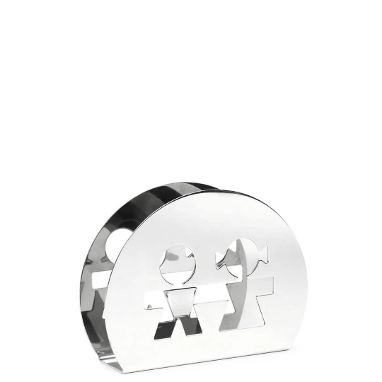 Alessi Χαρτοπετσετοθήκη 11x8,5cm Girotondo Inox
