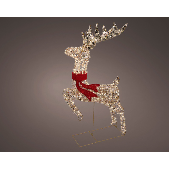 Micro 720LED Τάρανδος Χρυσός Θερμού Φωτισμού 18x57x100cm