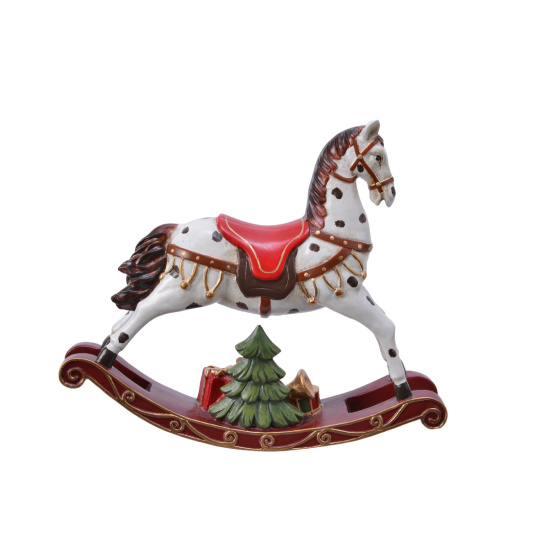 Διακοσμητικό Αλογάκι Καφέ 5x21.50x18.50cm