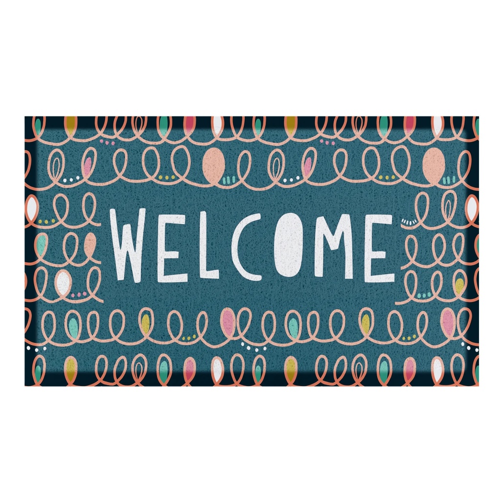 Artsy Mats - Χαλάκι Εισόδου Welcome Curls x Anna Treliving 70x40cm